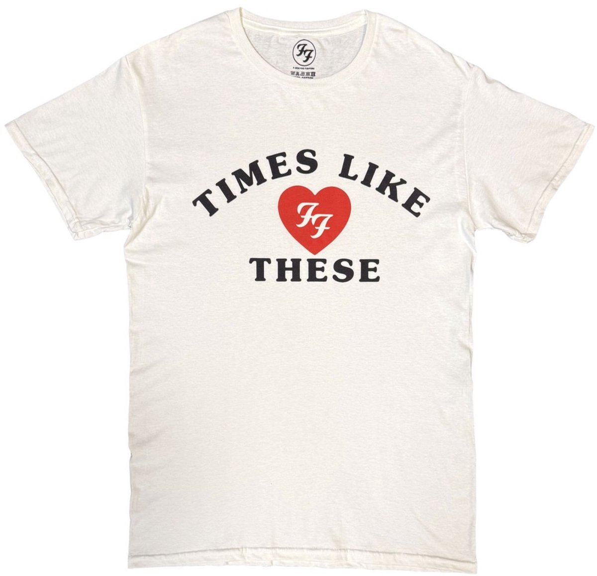 Foo Fighters - Times Like These Heren Tshirt - S - Wit