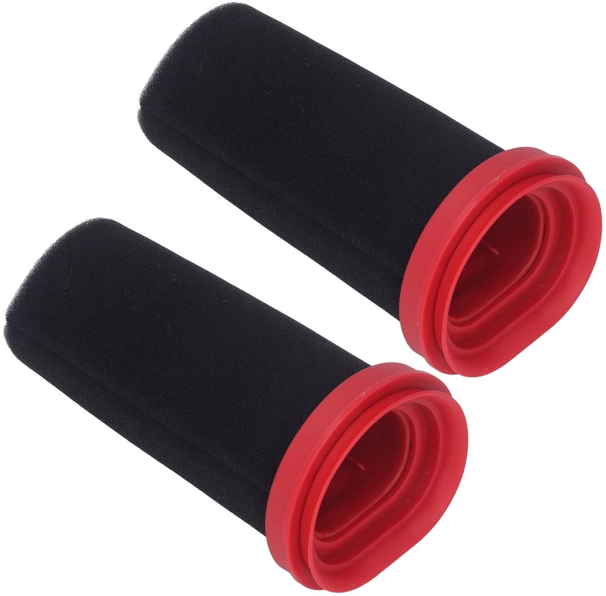 SMOAKEZ- Filter Hoge Efficiëntie - Vervangingsfilter 2 Pack - Handstofzuiger Onderdelen - Geschikt voor BBH3Z0025 - ABS Materiaal - Vermindert Stof en Pollen - Stofzuigerfilter