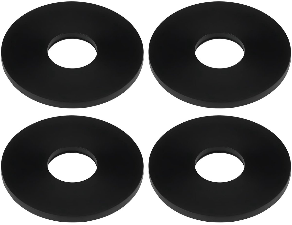 SOUQONE - 4 Stuks Toilet Tank Pakking voor Sifon Bell Seal