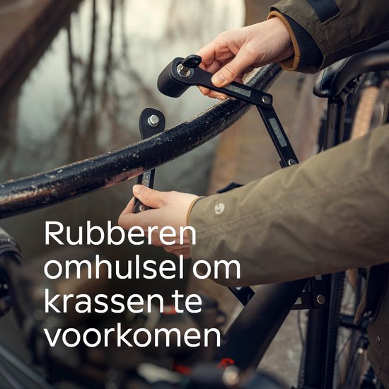 AXA Fold Lite 80 - Vouwslot - Fietsslot - Voor elk type Fiets - Licht Gewicht - Met Houder - 80 cm - Zwart van AXA — afbeelding 4
