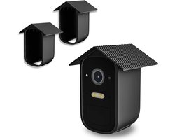 Housse de protection en silicone résistante aux intempéries pour EufyCam 2C et 2C Pro - Noir, étanche et protection UV pour caméras de surveillance intérieures et extérieures, protection et durabilité optimales