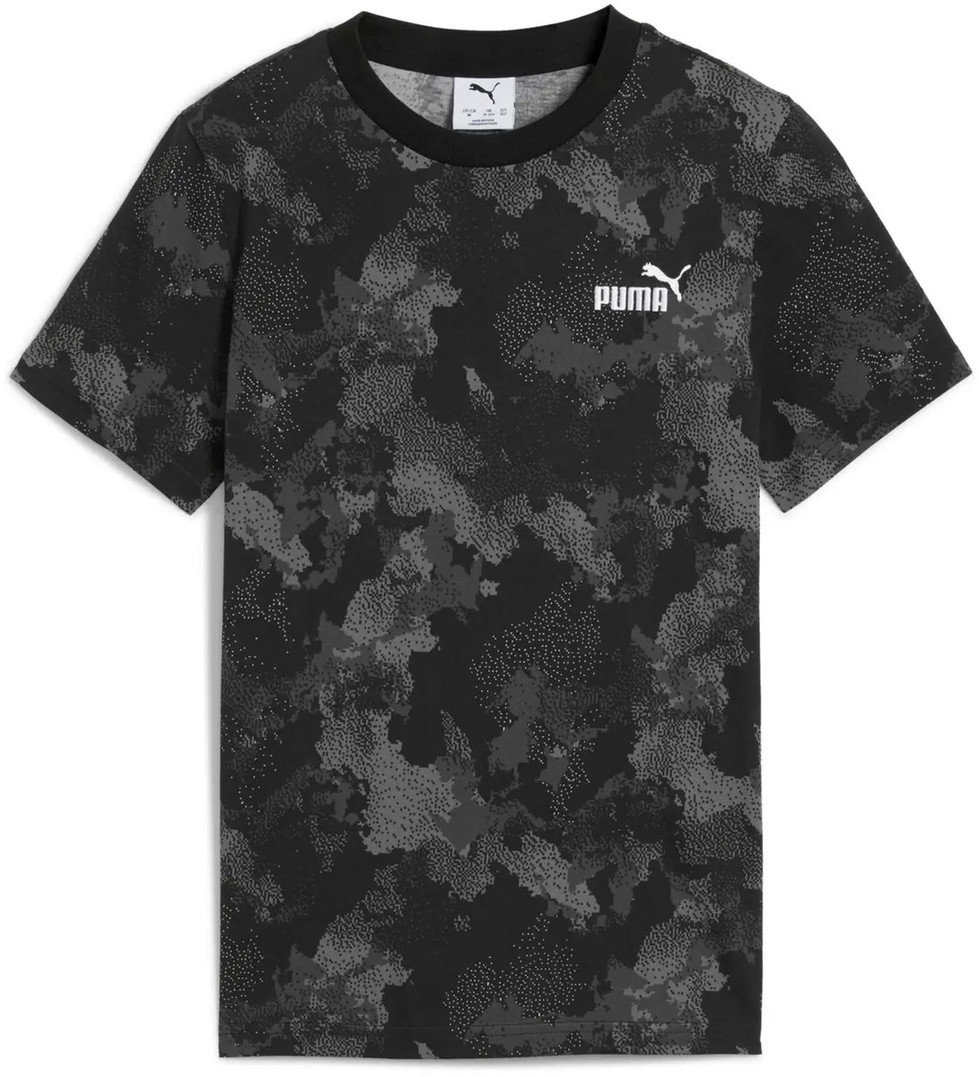 Kinder-T-shirt Puma ESS CAMO AOP B Zwart