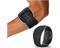 Elleboogbeschermers - Tenniselleboog band - Pijnverlichting - Verstelbare compressie - Eén maat - Zwart