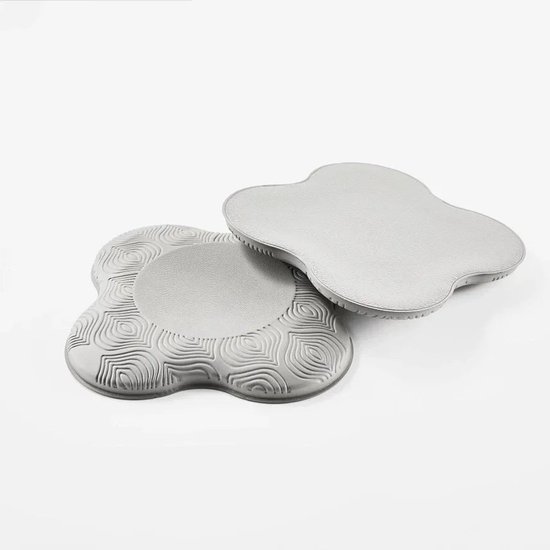 Yoga ondersteunende jelly pads - set van 2 - Myga - grijs van Myga — afbeelding 3