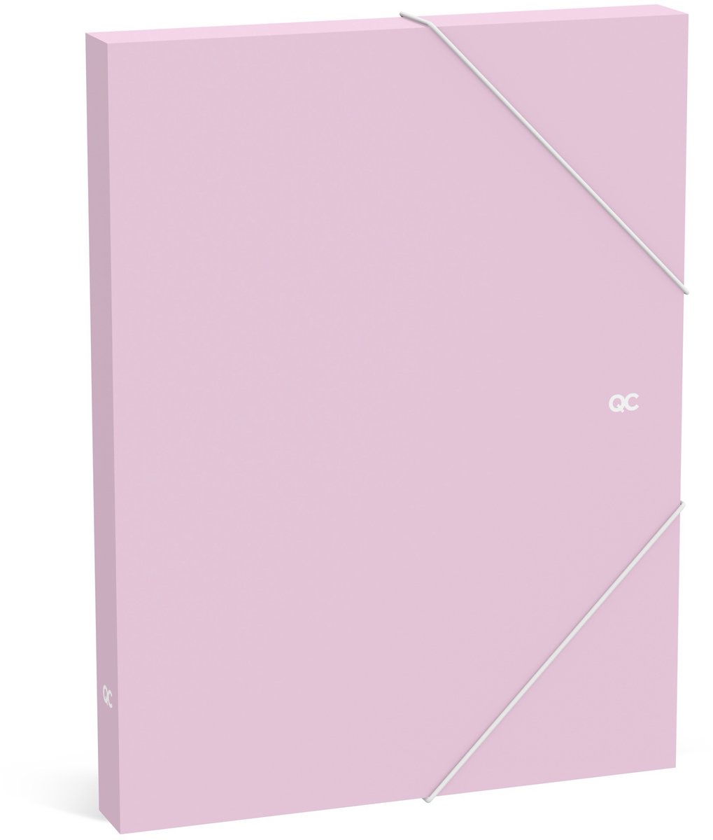 QC COLOUR Documenten box - fairy pink