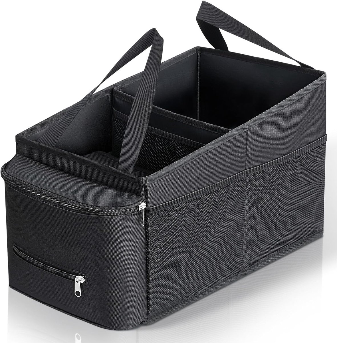 Auto organizer - Autostoel organizer - Kids Car Seat Organizer with Cup Holder Mesh Pockets - Foldable Backseat Organizer for Toys - Books - Snacks - Car Storage Organizer for Children
