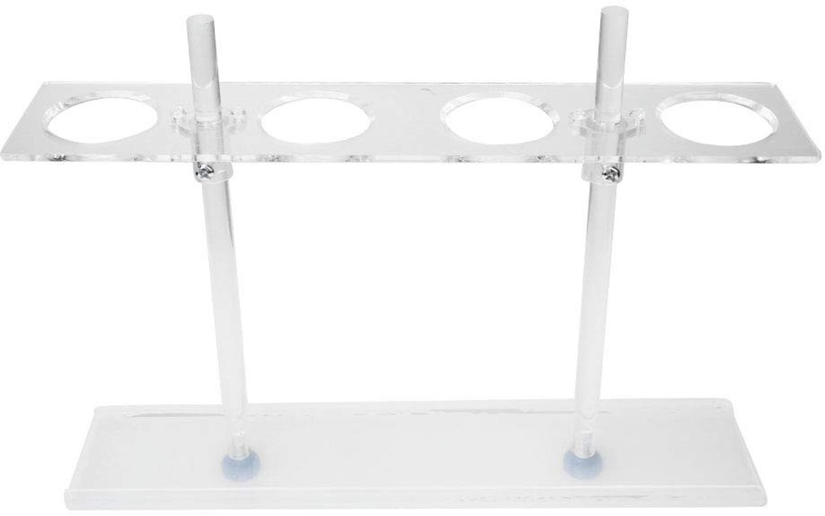 Dailygoods- Trechterhouder - In hoogte verstelbaar - Laboratoriumaccessoires - Scheidingstrechterstandaardhouder - Veilig in gebruik - Plexiglas met sterke structuur - Trechterstandaard
