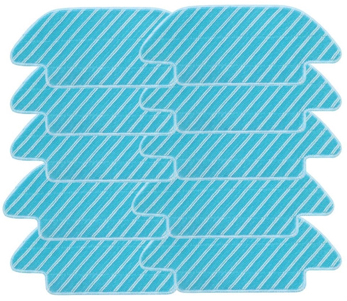 Dailygoods- Reserveonderdelen 10 Stuks - Mopdoeken - Vullingen - Cecotec Conga 4090 - Stofzuiger Robot - Filterprestaties Optimaliseren - Stofzuigeraccessoires