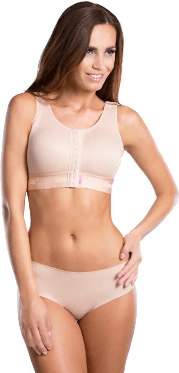 Lipoelastic compressiebeha PI ideal - Maat XS - Zwart