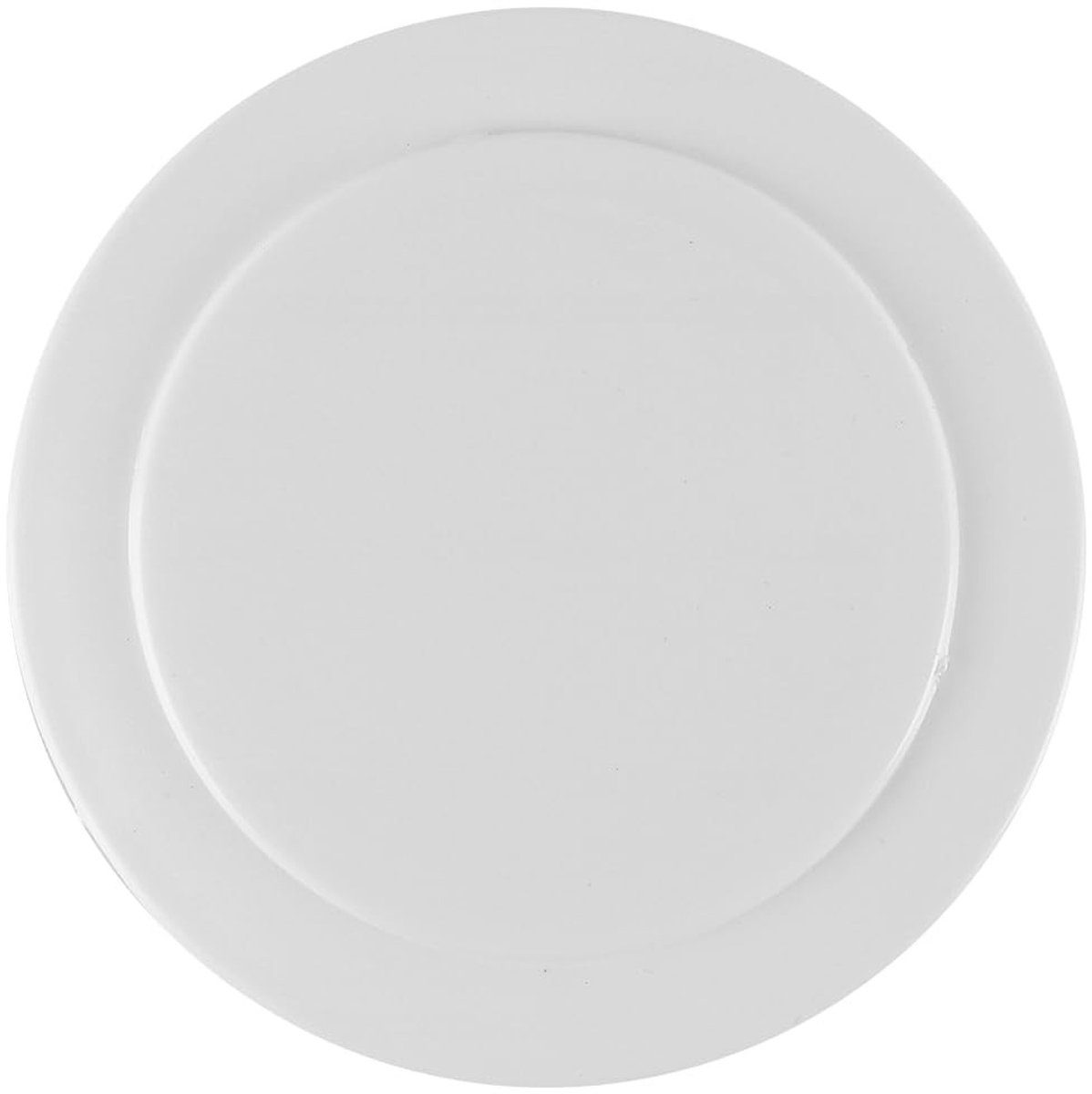 Dailygoods- Afdekkap 80mm - Decoratieve Afdekking - Muur Gat Afdekking - Eenvoudige Installatie - Duurzaam PVC - Wit - Muurafdekking