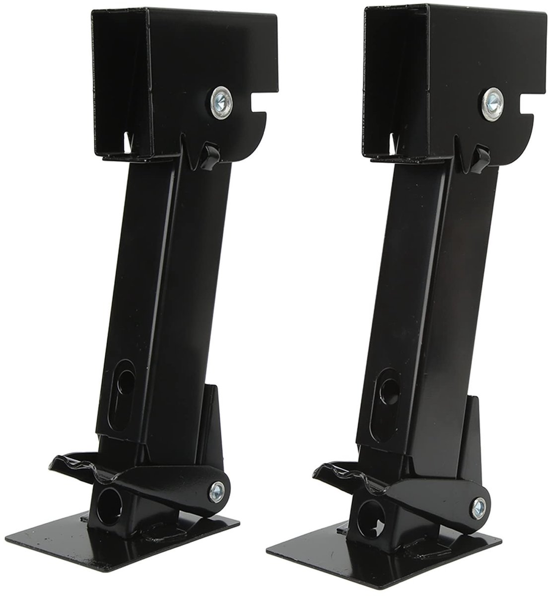 Dailygoods- Stabilizer Jacks 1000lb Hefvermogen - Opvouwbare Ondersteuning - Telescopische Krik - RV/Trailer Stabilisatie - Duurzaam Hoogwaardig IJzer - Aanhangersteunen