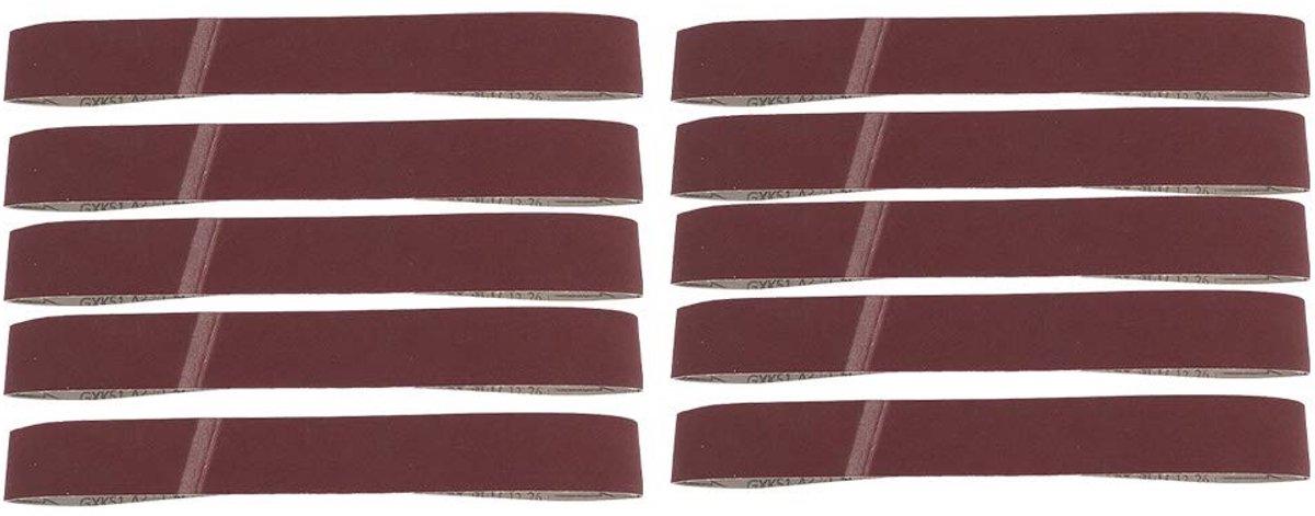 Dailygoods- Schuurband 10 Stuks - Aluminium Oxide - 320/400/600 Grit - Schuren - Polijsten - Voor Auto - Schuurpapier