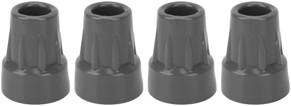 Dailygoods- Kruktip Antislip - Rubber - Vervanging - Onderarm Kruk - Lichtgewicht - Veiligheidsaccessoire - Lange levensduur - Krukvoet