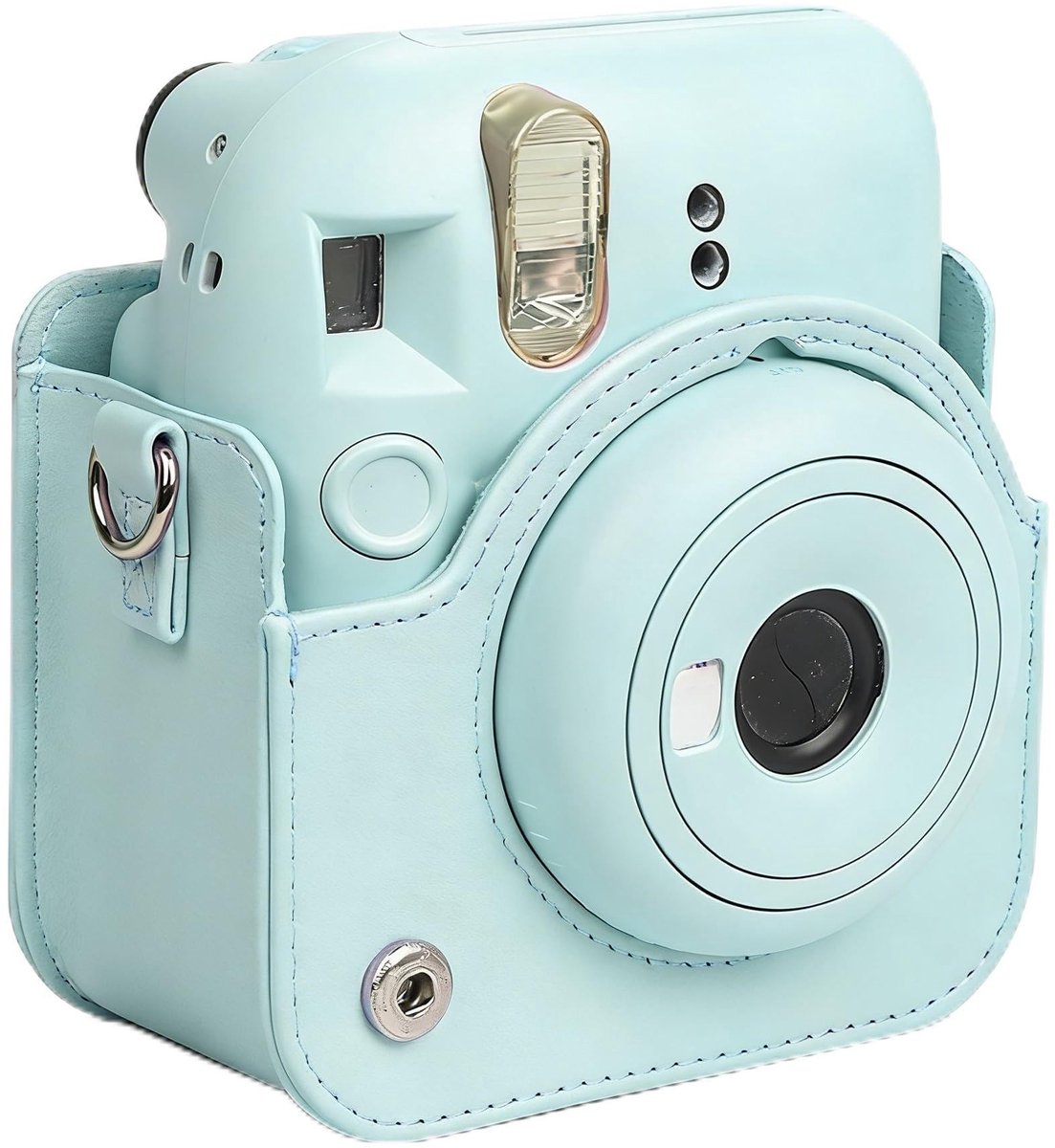Dailygoods- Cameratas Vintage - Mini 12 Camera - PU-leer - Verstelbare Schouderriem - Regenbestendig - Zacht Microfiber Interieur - Camera Tas