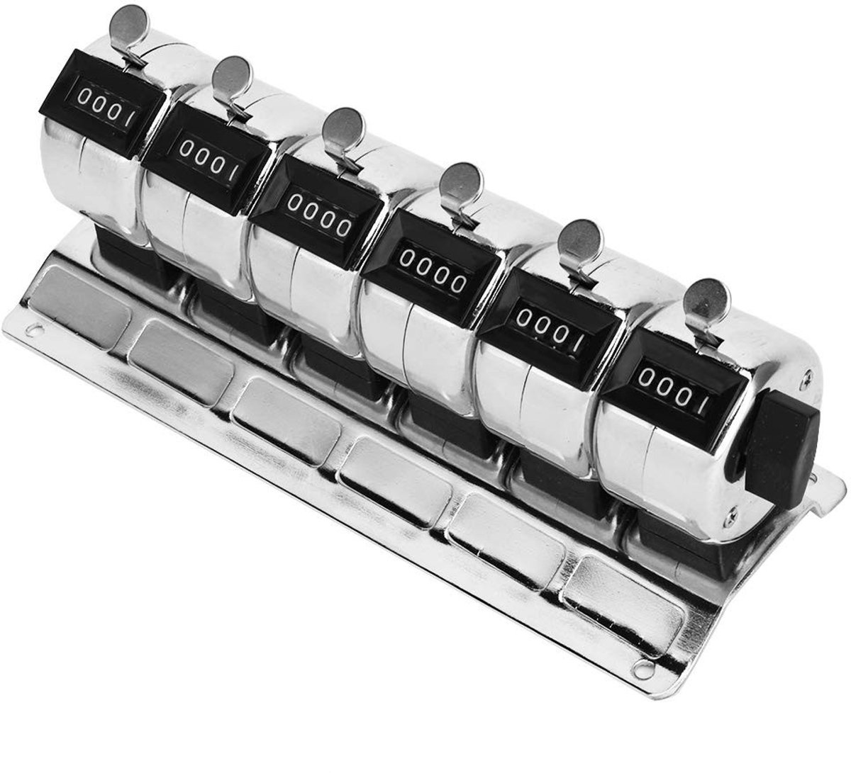 Mechanische Tally Counter - 4-cijferige Desktopteller - Ideaal voor Evenementen - Handmatig Tellen - Sportactiviteiten - Betrouwbaar