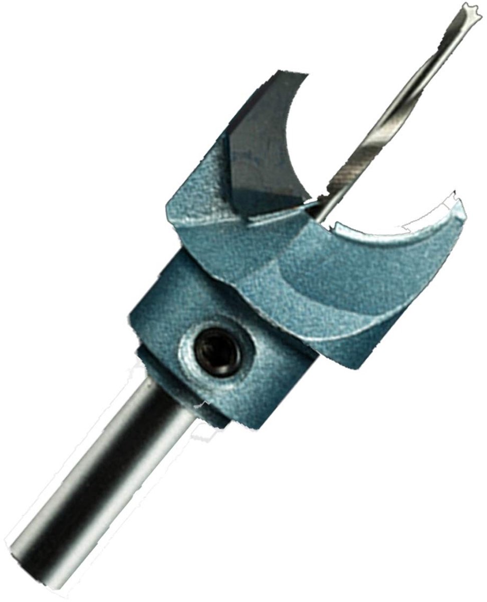 Dailygoods- Router Bit - Houtbewerkingsfrees - Gecementeerd Carbide - Stalen Schacht - Duurzaam - Glad Snijden - Hoge Hardheid - Frezen