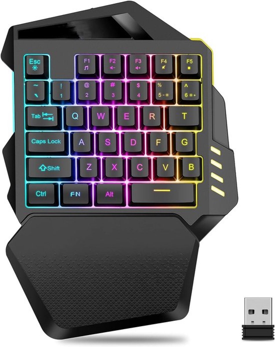 Allecto - Toetsenbord voor één hand - Mechanisch gamingtoetsenbord