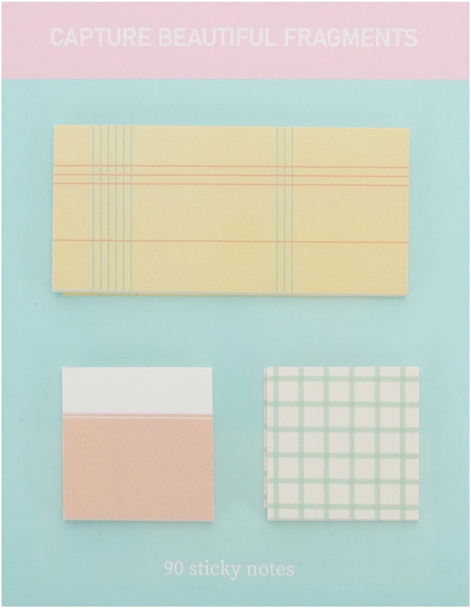 Dailygoods- Zelfklevende Notities - Duurzaam Gerecycled Papier - Opvallende Kleuren - Praktisch Formaat - Betrouwbare Lijm - Voor Kantoor/Thuis - Plakbriefjes