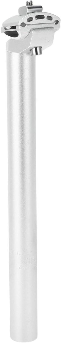 Fietszadelpen - Zadelbuis Zilver - Comfortabel Fietsen - Verstelbare Hoek - 309 x 350 mm - Zilverkleurig
