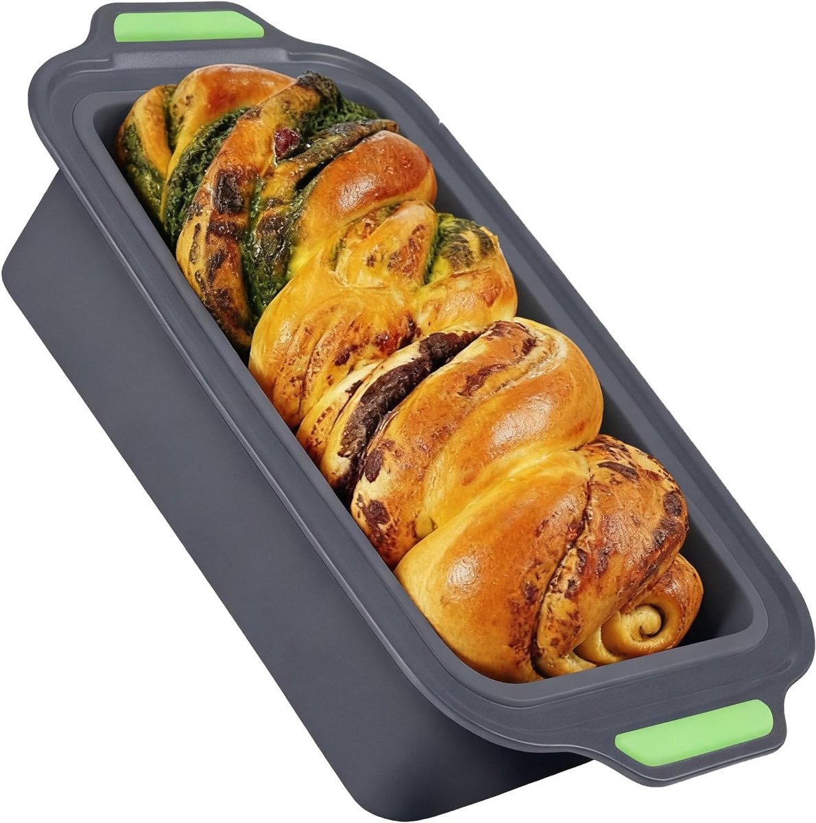 Siliconen Bakvorm voor Brood en Taarten met Handvatten - Antikleef, BPA-vrij, Vaatwasserbestendig en Ovenbestendig, Perfect voor Bananenbrood en Toast