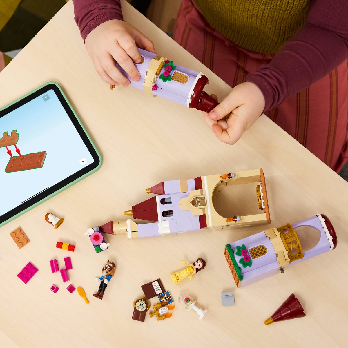 LEGO ǀ Disney Princess het Betoverde Kasteel van Belle en het Beest Bouwpakket voor Kinderen 43289 – foto 7