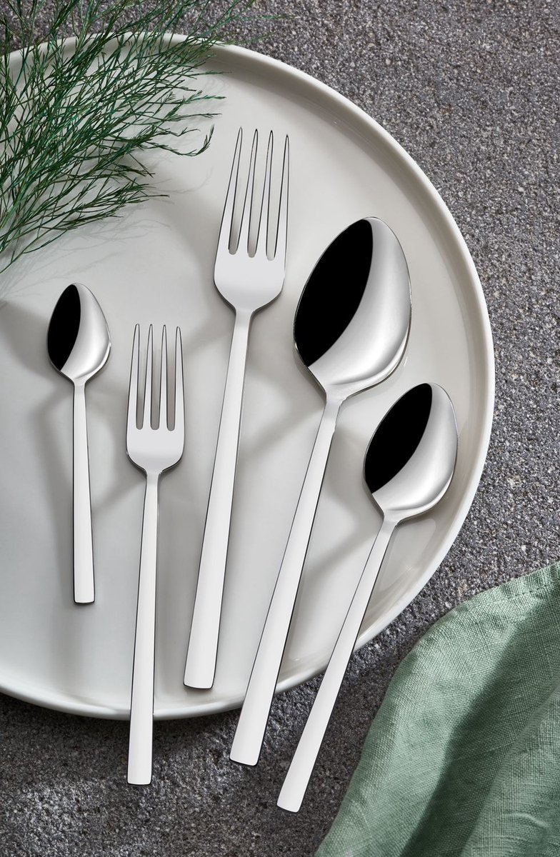 Asir - Bestekset (30 stuks) - Chrome - 100% roestvrij staal - 10 x 28 x 5,5 cm