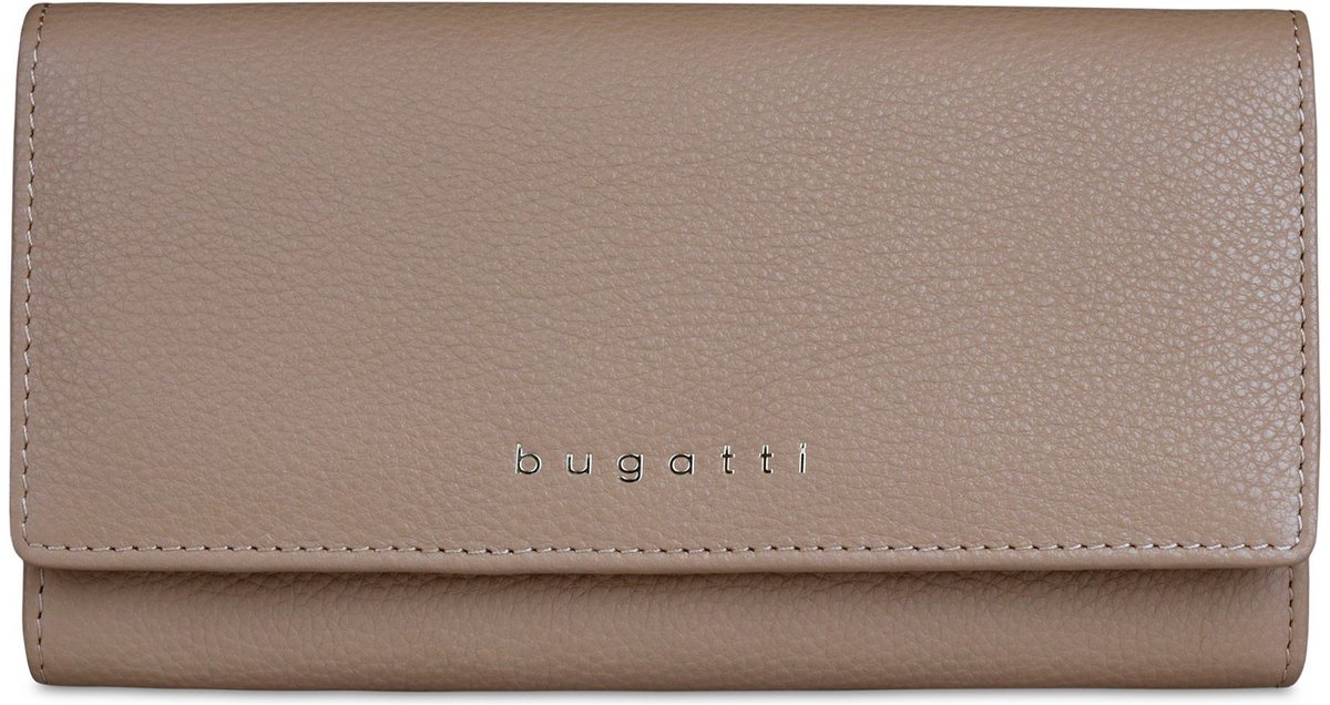bugatti portemonnee Emilia Ladies Long Wallet With Flap Sand Taupe