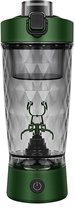 Athletic Archery V1 - Shakebeker - Elektrische Shakebeker - 650ml - Oplaadbaar via USB - Apart opbergvak voor eiwitpoeder - Ideaal voor fitness & shakes - Draagbaar en lekvrij ontwerp