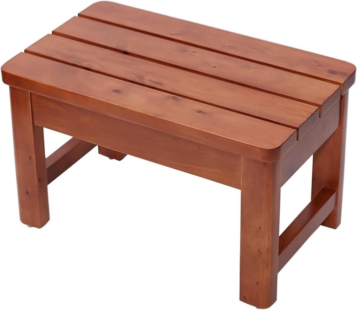Zitkruk Badkamer - Douchestoel Hout - Veilig Douchen - Massief Hout - 50x30x20cm - Bruin