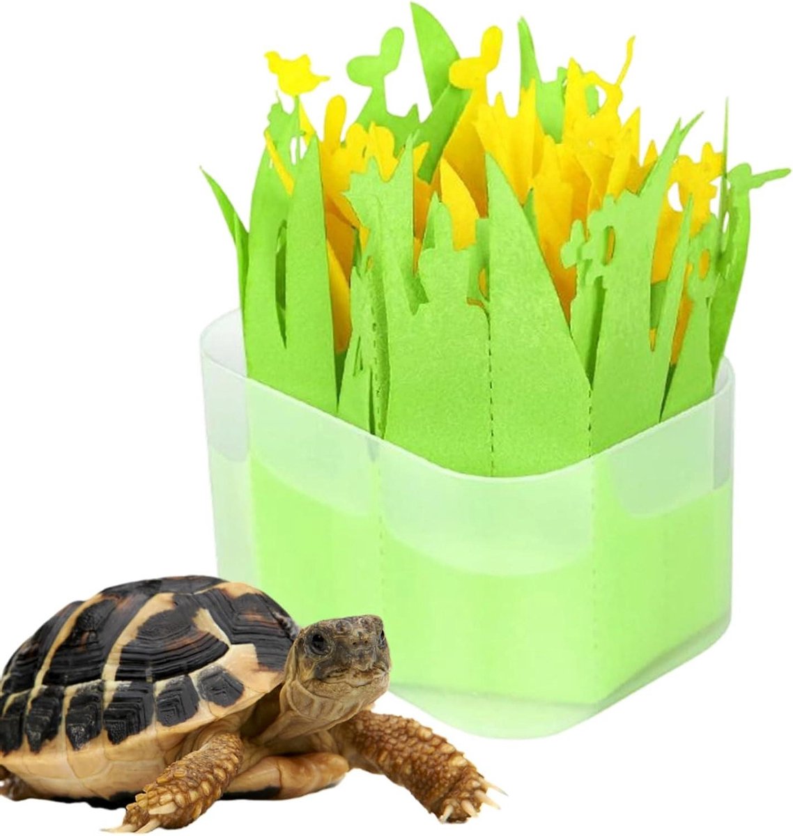 Reptielen Bevochtiger - Decoratieve Plant - Terrarium Klimaat - Natuurlijke Integratie - 30g - Groen
