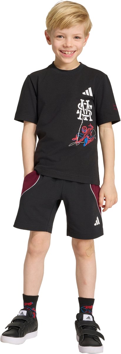 Adidas Sportswear Adidas Marvel Spider-Man T-Shirt Set Kinderen Zwart