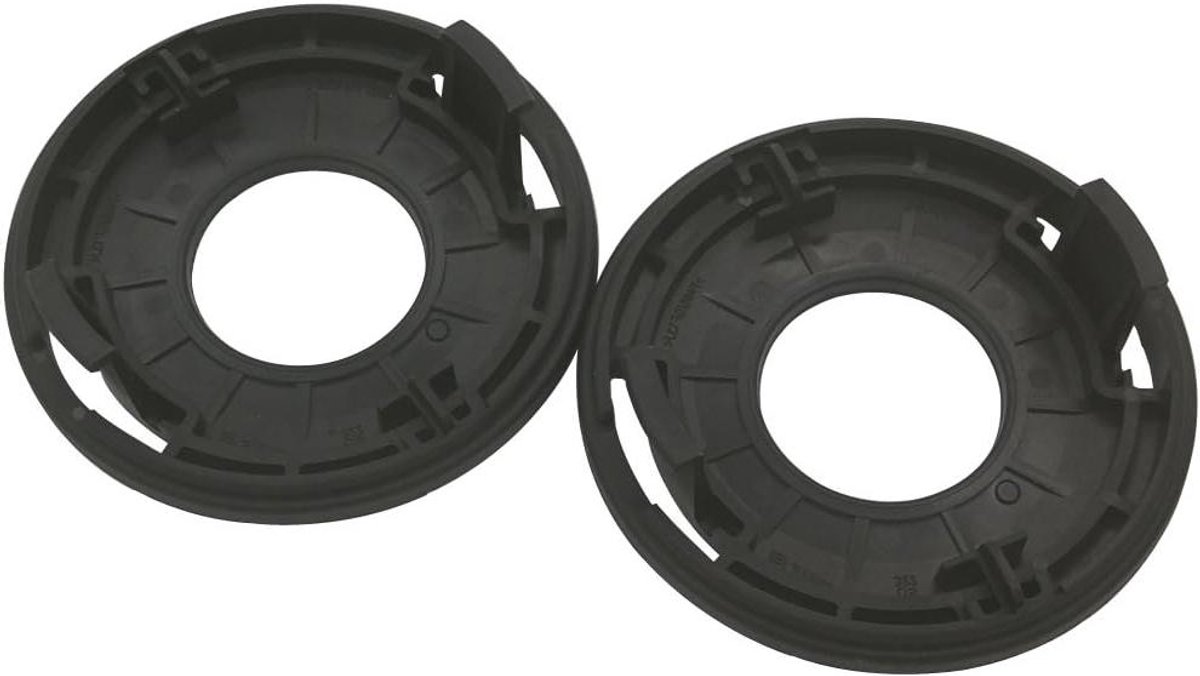Trimmer Kopdop - Deksel Set - Tuinonderhoud - Universele Pasvorm - 2 Stuks - Zwart