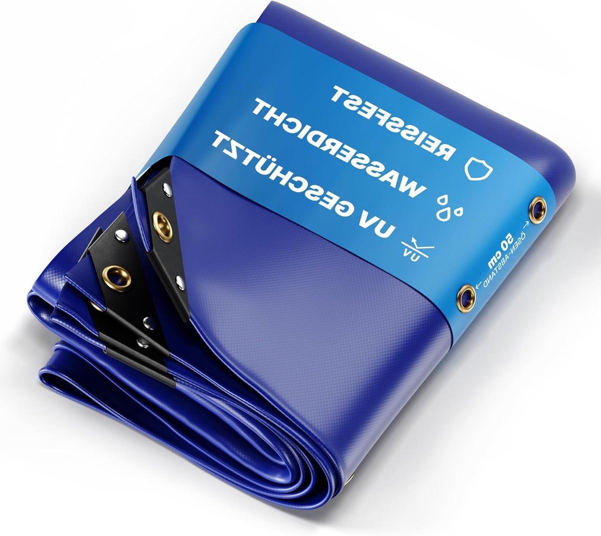 Premium Afdekzeil - Robuust Zeil - Universeel Afdekken - UV Bestendig - 500x800cm - Blauw