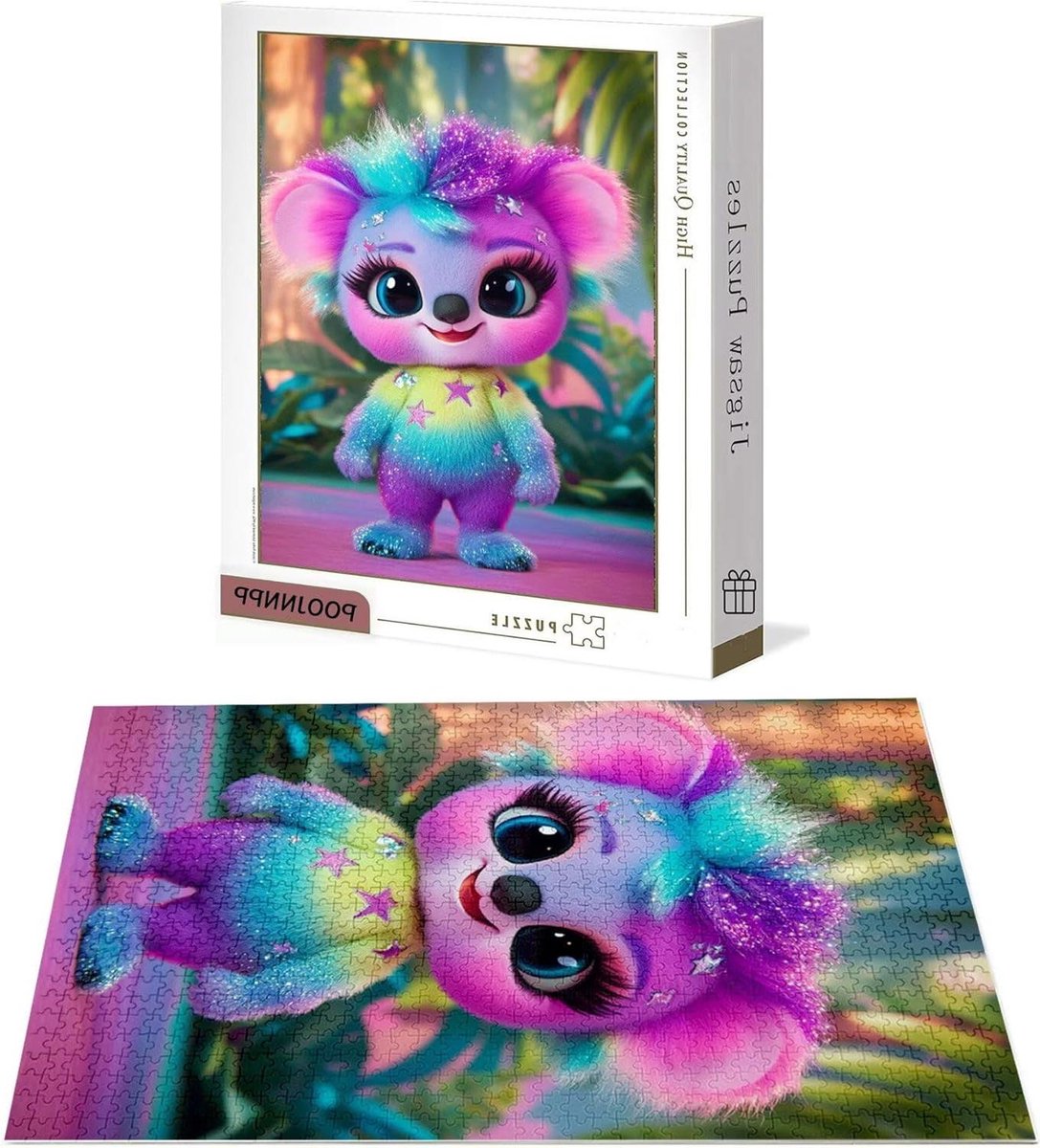 Houten Puzzel - Legpuzzel Dieren - Ontspanning Thuis - Genummerde Rugzijde - 4000 stukjes - Multicolor