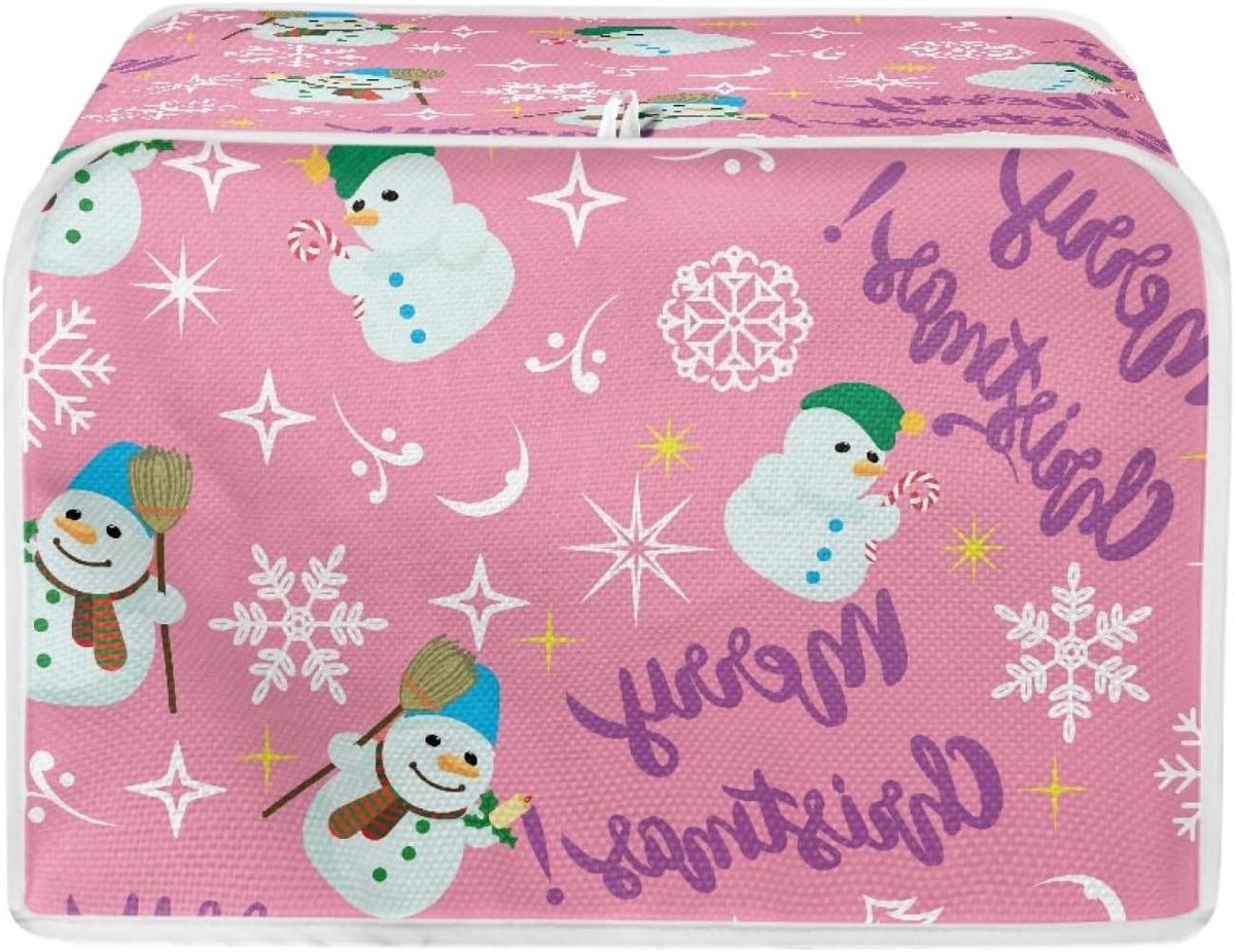 Broodrooster Cover Keukenhoes Stofhoes Keuken Decoratie 3D Digitale Print 195 x 195 x 305 cm Roze