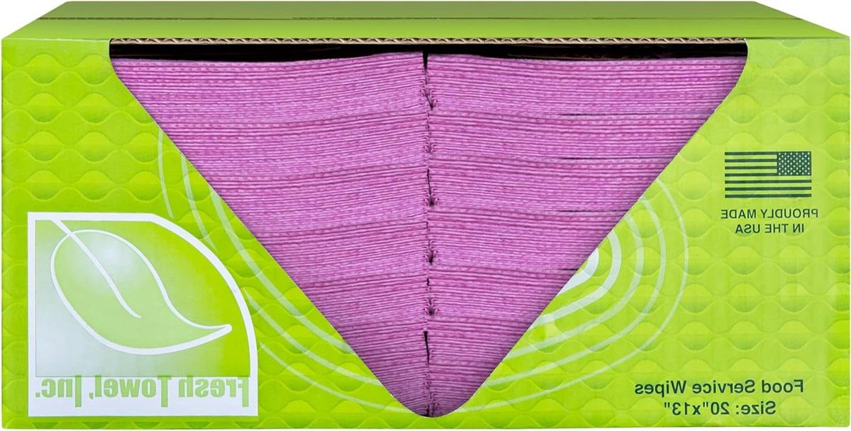 Papieren Keukendoeken - Servetten - Schoonmaken - Absorberend - 13 x 20 inch - Roze