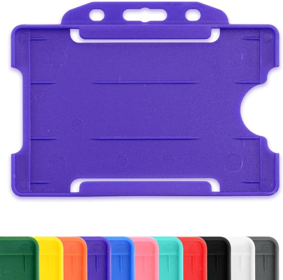 ID-kaarthoesjes - Kaarthouders - Kaarten Beschermen - Eenzijdig Hard Plastic - 86 mm x 54 mm - Paars