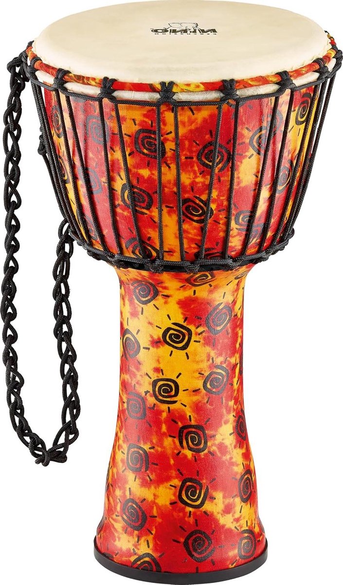 Kunststof Djembe - Handtrommel Kinderen - Muziek Maken - Geitenhuid - 203 cm diameter - Custom