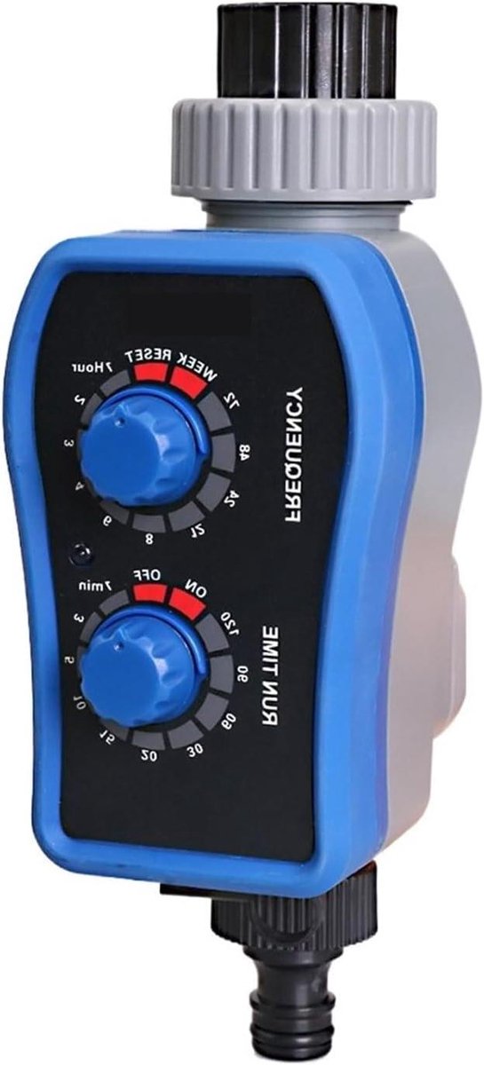 Automatische Tuin Timer - Water Tijdklok - Planten Verzorgen - Met Regensensor - 3/4 Inch Kraan - Blauw