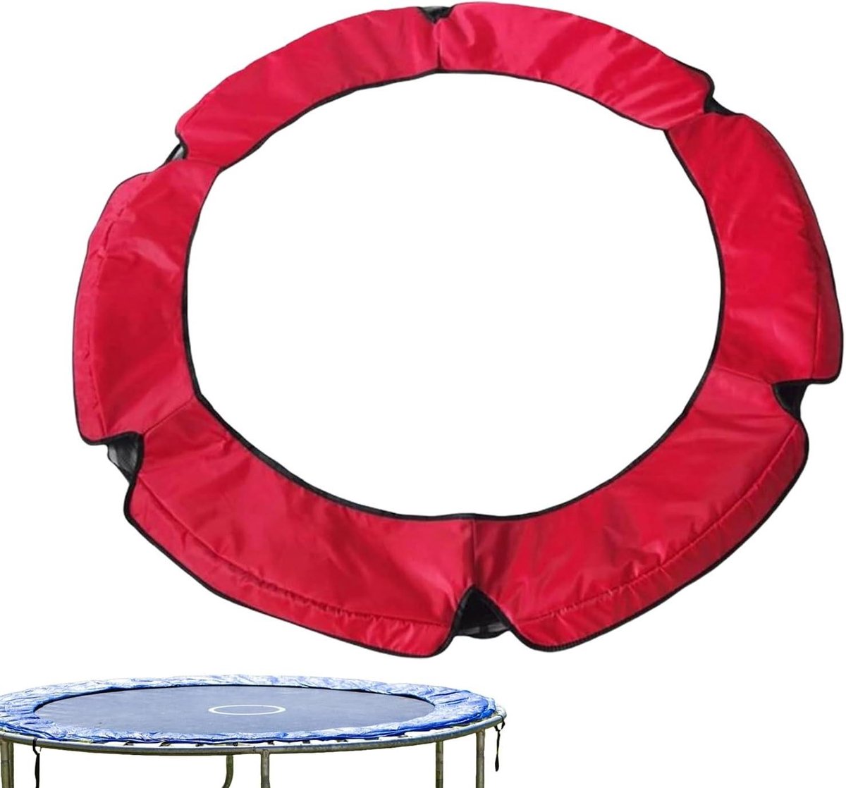 Trampoline Randbescherming - Veiligheidskussen Springmat - Trampoline Gebruik - Spons Vulling - 140 cm - null