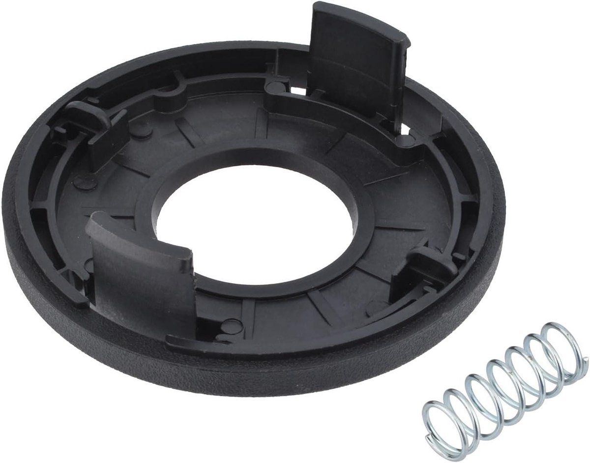 Trimmer Hoofd Kap - Vervangende Onderdelen - Gazon Onderhoud - Automatische Draadkop - 25.2 cm - Zwart