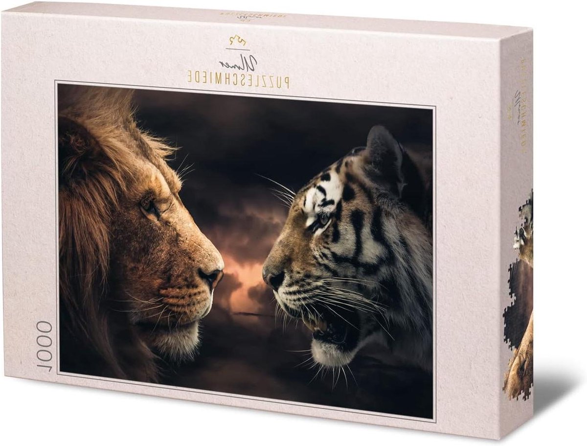 Legpuzzel Dieren - Puzzel Volwassenen - Ontspanning Thuis - Premium Karton - 1000 Stukjes - Vibrant