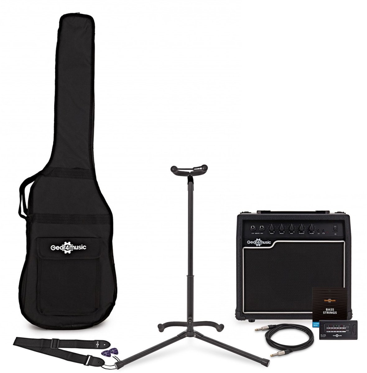 20 Watt Basversterker & Accessoires Pakket door Gear4music