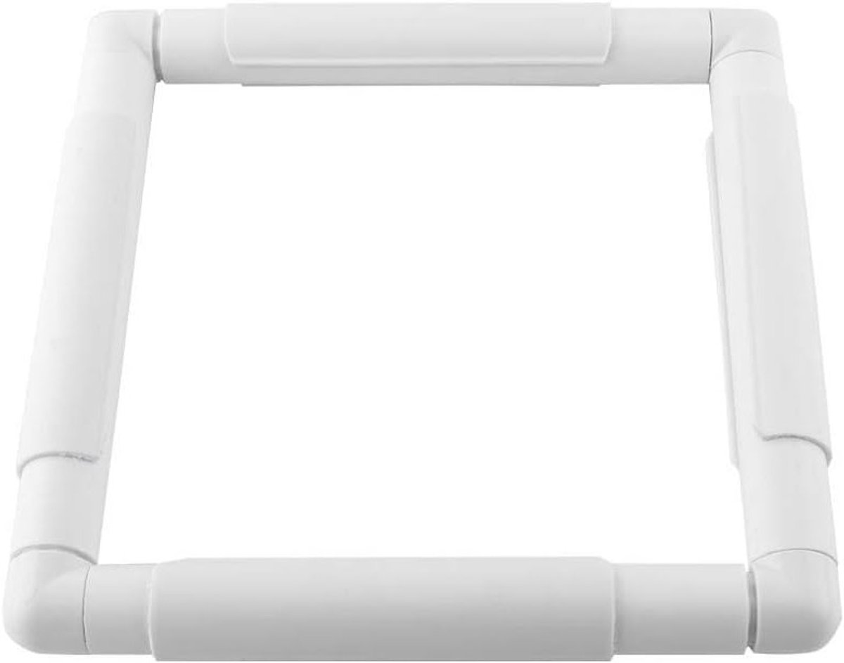 Vierkant Borduurframe van Plastic voor DIY Borduren, Cross Stitch en Quilten - 20 x 20 cm