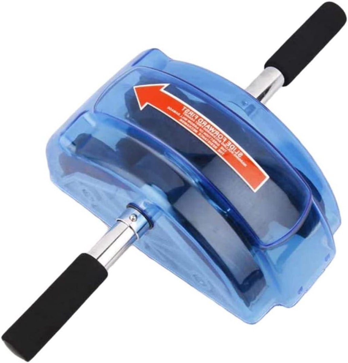 Ab Wielroller, buikspiermiddel voor kernspiertraining, versterkt schouders, armen, rug en buikspieren, voor dames en heren, zwart, Ab Roller Wheel