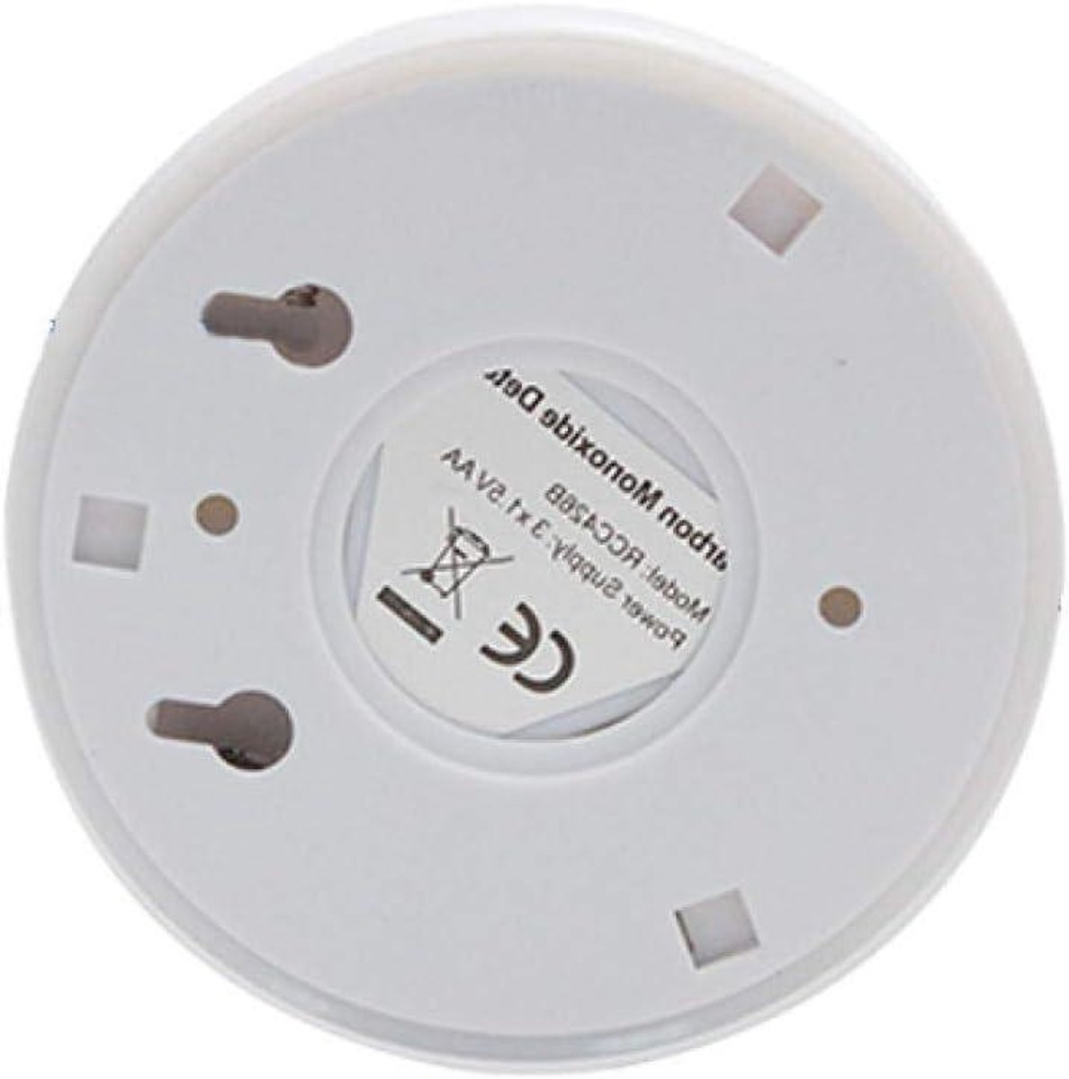 Koolmonoxide Melder - Gasdetector Alarm - Veiligheid Thuis - 85 Decibel Alarm - Batterij Aangedreven - Wit