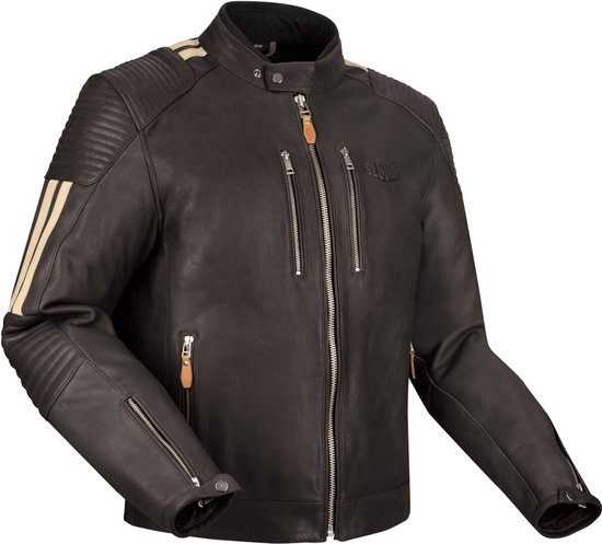 Segura Orion waterdichte motorfiets lederen jas - Maat L -