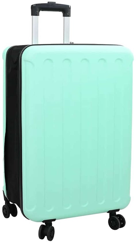 vidaXL Koffer met slot Mintgroen 43 × 27 × 66 cm ABS Kunststof