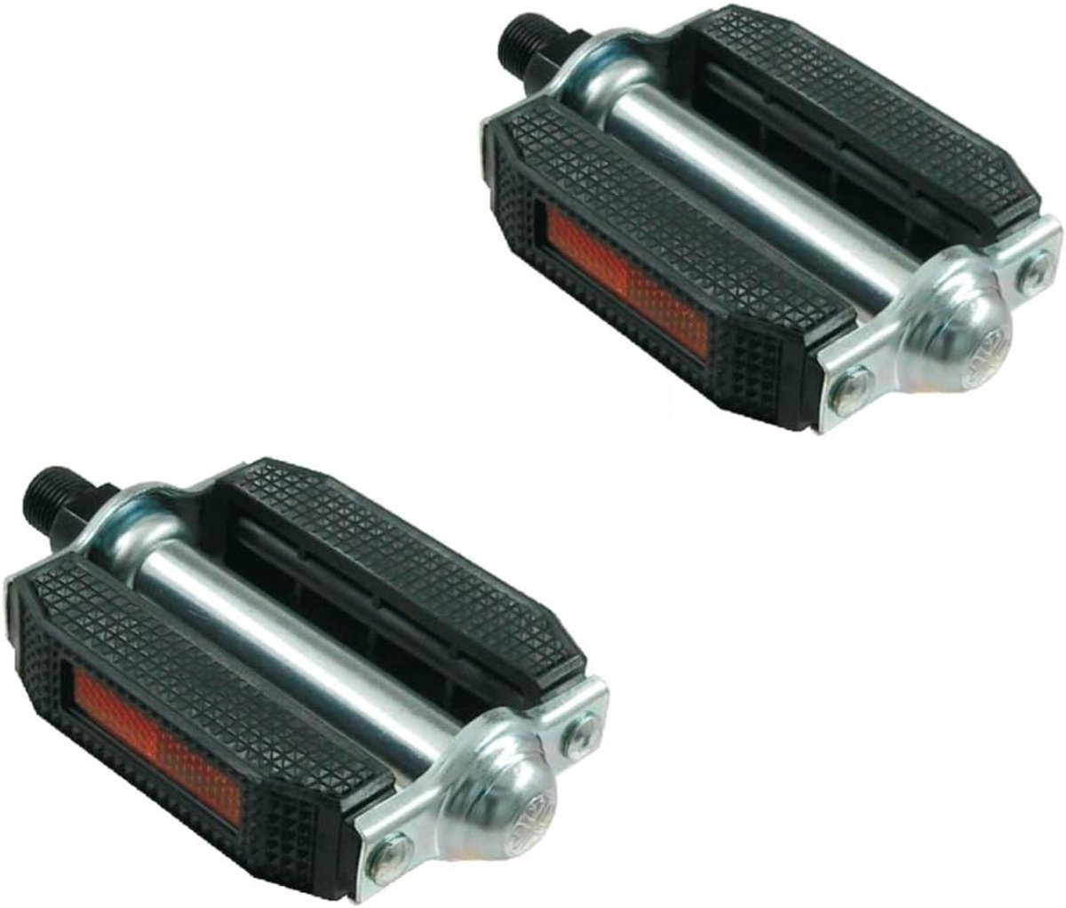 Fiets Pedalen - Stadsfiets Pedalen - Stad Fietsen - Staal Rubber - 100x75mm - Zwart