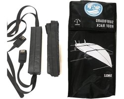 Dakstangen Set - Zachte Imperiaal - Surfboard Vervoer - Afneembaar & Flexibel - 2 Stuks - Zwart